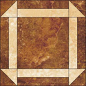 Hole in the Barn Door quilt block www.dlstewart.com